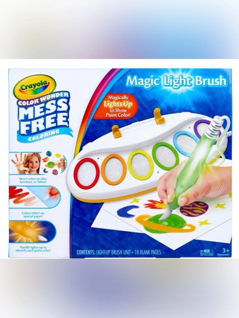 Crayola Color Wonder Mess Free Magic Light Brush Set NEW Sealed Ages 3+